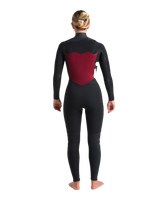 The C-Skins Womens NuWave Solace 4/3mm Chest Zip Wetsuit in Bluestone, Bluestone X & Tropical