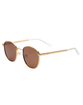 Cooper Polarised Sunglasses in Gold & Brown