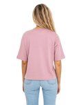 The Born by the Sea Womens Salty Surfer T-Shirt in Purple Rose