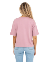 The Born by the Sea Womens Salty Surfer T-Shirt in Purple Rose