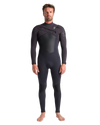 The C-Skins Mens Rewired 4/3mm Chest Zip Wetsuit in Anthracite, Meteor X & Wine