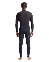 The C-Skins Mens Rewired 4/3mm Chest Zip Wetsuit in Anthracite, Meteor X & Wine