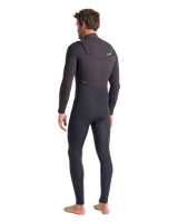 The C-Skins Mens Rewired 4/3mm Chest Zip Wetsuit in Anthracite, Meteor X & Wine