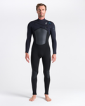 The C-Skins Mens Rewired 5/4mm Chest Zip Wetsuit in Black, Black X & Petrol