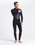 The C-Skins Mens Rewired 5/4mm Chest Zip Wetsuit in Black, Black X & Petrol