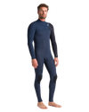 The C-Skins Mens Session 3/2mm Chest Zip Wetsuit in Bluestone, Bluestone X & Black X