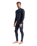 The C-Skins Mens Session 3/2mm Chest Zip Wetsuit in Bluestone, Bluestone X & Black X