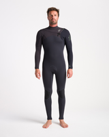 Sessions 4/3mm Chest Zip Wetsuit in Anthracite, Meteor X & Black X