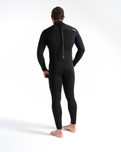 Session 5/4mm Back Zip Wetsuit in Black, Black Diamond & White