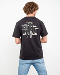 Graphic T-Shirt in Faded Black