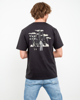 Graphic T-Shirt in Faded Black