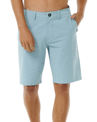 The Rip Curl Mens Boardwalk Jackson Walkshorts in Dusty Blue