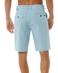 The Rip Curl Mens Boardwalk Jackson Walkshorts in Dusty Blue