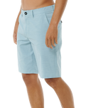 The Rip Curl Mens Boardwalk Jackson Walkshorts in Dusty Blue