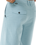 The Rip Curl Mens Boardwalk Jackson Walkshorts in Dusty Blue