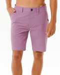 The Rip Curl Mens Boardwalk Phase 19 Walkshorts in Dusty Purple