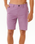 The Rip Curl Mens Boardwalk Phase 19 Walkshorts in Dusty Purple