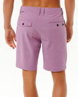 The Rip Curl Mens Boardwalk Phase 19 Walkshorts in Dusty Purple