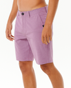 The Rip Curl Mens Boardwalk Phase 19 Walkshorts in Dusty Purple