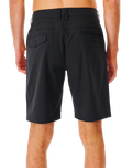 The Rip Curl Mens Boardwalk Phase Nineteen Walkshorts in Black