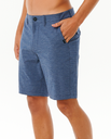 The Rip Curl Mens Boardwalk Phase 19 Walkshorts in Washed Navy