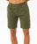 The Rip Curl Mens Twisted Walkshorts in Dark Olive