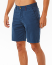The Rip Curl Mens Twisted Walkshorts in Washed Navy