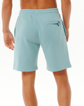 The Rip Curl Mens Search Icon Jog Shorts in Dusty Blue