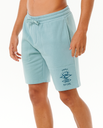 The Rip Curl Mens Search Icon Jog Shorts in Dusty Blue