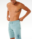 The Rip Curl Mens Search Icon Jog Shorts in Dusty Blue