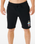 The Rip Curl Mens Search Icon Jogger Shorts in Black