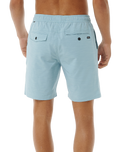 The Rip Curl Mens Boardwalk Jackson Volley Shorts in Dusty Blue