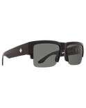 The Spy Cyrus 5050 Polarised Sunglasses in Soft Matte Black & HD Plus Grey Green