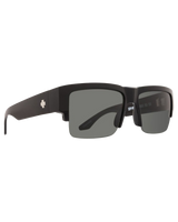 The Spy Cyrus 5050 Polarised Sunglasses in Soft Matte Black & HD Plus Grey Green