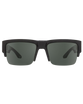 The Spy Cyrus 5050 Polarised Sunglasses in Soft Matte Black & HD Plus Grey Green