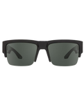 The Spy Cyrus 5050 Polarised Sunglasses in Soft Matte Black & HD Plus Grey Green