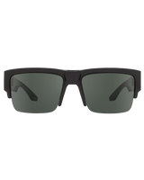 The Spy Cyrus 5050 Polarised Sunglasses in Soft Matte Black & HD Plus Grey Green