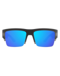 The Spy Cyrus 5050 Sunglasses in Matte Black Ice & HD Plus Grey Dark Blue Spectra Mirror