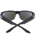 The Spy Cyrus 5050 Sunglasses in Matte Black Ice & HD Plus Grey Dark Blue Spectra Mirror