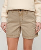 Classic Chino Walkshorts in Stonewash Taupe Brown