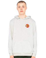 Classic Dot Chest Hoodie in Athletic Heather