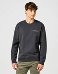 Crewneck Sweatshirt in Faded Black