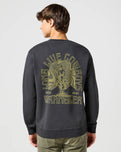 Crewneck Sweatshirt in Faded Black