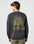 Crewneck Sweatshirt in Faded Black