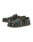 The Hey Dude Shoes Mens Wally Serape Shoes in Blue Canyon