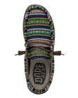 The Hey Dude Shoes Mens Wally Serape Shoes in Blue Canyon