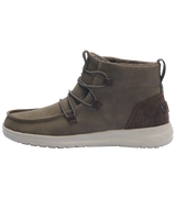 The Hey Dude Shoes Womens Eloise Recycled Leather Boots in Coffee