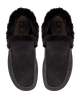 The Hey Dude Shoes Womens Denny Recycled Leather Grip Shoes in Jet Black