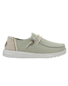 The Hey Dude Shoes Womens Wendy Natural Shoes in Sage