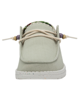 The Hey Dude Shoes Womens Wendy Natural Shoes in Sage